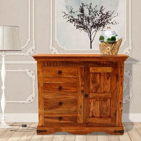 furniture-nabytek.cz - Komoda z masívneho palisandrového dreva 90x90x45