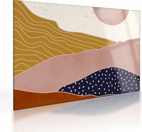Sklenený obraz - Spacefrog design hory N⁰3 (70x50 cm)