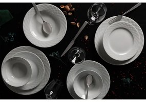 24-dielna jedálenská súprava biela/porcelán
