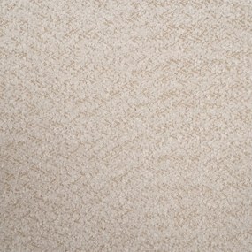 Béžové kreslo z textílie buklé – Ixia