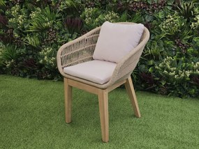 Drevená vypletaná jedálenská stolička LARA