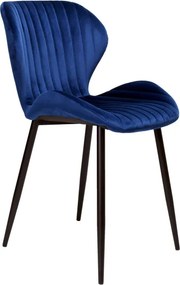 Jedálenská stolička DALLAS VELVET granátová