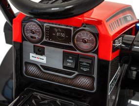 Akumulátorový traktorový buldozér RAMIZ G320 - červený