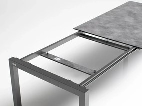 HPL rozťahovací stôl antracit150/210x95 cm