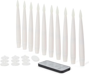 Vznášajúce sa LED sviečky, 10 ks