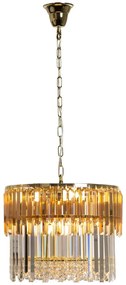 Zuma Line 19101/8 - Luster na reťazi CAMILLE 8xE14/40W/230V zlatá