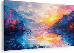 Obraz - Maľba krajiny (90x60 cm)