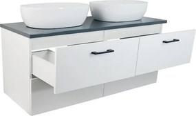 Comodo Kúpeľňová skrinka pod doskové umývadlo Agria NEW W 120-HD - biela/antracit