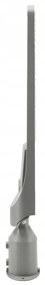Germina LED pouličná lampa / lampáš HERMETIC 100W sivá 10000lm 5000K