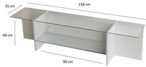 TV stolík Dosada (biela) . Vlastná spoľahlivá doprava až k Vám domov. 1095492