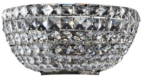 Maytoni DIA100-WL-02-N - Nástenné svietidlo BASFOR 2xE14/60W/230V chróm