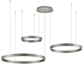 Moderný luster Elowen 3 strieborná