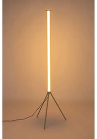 Béžová LED stmievateľná stojacia lampa so skleneným tienidlom (výška 156 cm) Scotty – Zuiver