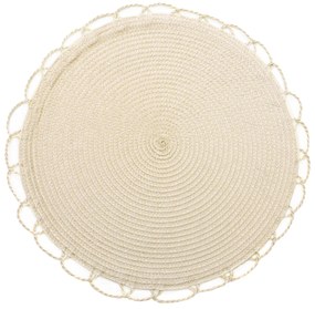 SADA 6KS PRESTIERANIE NA STÔL TINA 38 X 38 CM BÉŽOVÁ