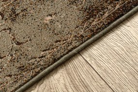 Koberec OMEGA LUMIER koniak hnedý / zelený