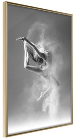 Artgeist Plagát - Ballerina [Poster] Veľkosť: 40x60, Verzia: Zlatý rám