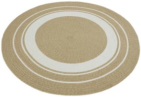 Koberec Hanse Home Braided Trenzado krémový / béžový kruh