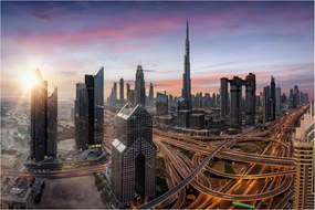 Obraz - Panorama Dubaja (90x60 cm)