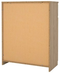 Komoda v dekore duba v prírodnej farbe 80x100x40 cm Naia – Tvilum