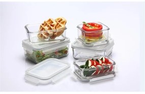 GLASSLOCK ŠTVORCOVÁ NÁDOBA DO MIKROVLNNEJ RÚRY 490 ML