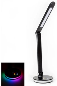 Platinet LED RGB Nabíjacia stolná lampa s funkciou powerbanky LED/12W/5V 2800-6000K čierna PL0492