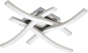 XXXLutz STROPNÉ LED SVIETIDLO, 45/45/6 cm - Online Only bytové doplnky - 003348184803