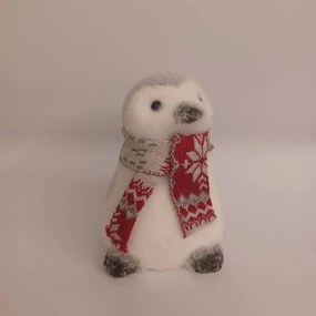 DECOLED Tučniak, 12 x 10 x 15 cm, sivá