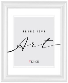 Biely plastový rámček 13x18 cm