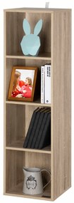 InternetovaZahrada Knižnica Skylar 106x30x30cm - prírodná
