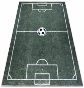Detský koberec protišmykový BAMBINO 2138 Futbalové ihrisko, zelený