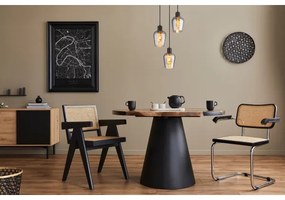 Globo 15627-3 - Luster na lanku RYAN 3xE27/40W/230V pr. 28,5 cm čierna