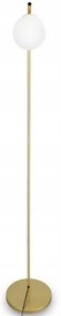 Stojacia lampa 1xE27/40W/230V zlatá/biela