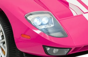 Elektrické autíčko Ford GT ružové