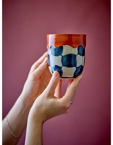 Šálky v súprave 4 ks z kameniny 375 ml Check – Bloomingville