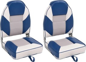 vidaXL Skladacie sedadlá do člna 2 ks s vysokým operadlom 39x43x58 cm
