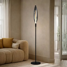 Stojacia lampa NORDIC 1xG9/5W/230V čierny chróm