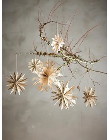 Papierové závesné vianočné dekorácie v súprave 6 ks Star – Bloomingville