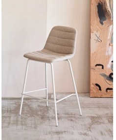 Béžové barové stoličky v súprave 2 ks 92,5 cm Zunilda – Kave Home