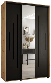 Skriňa 45 Canaris 13 150 artisan/čierna/čierna