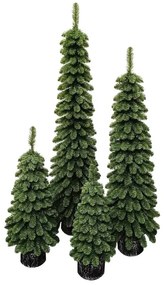 Umelý vianočný stromček- Smrek Amélia v kvetináči 80cm