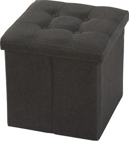 Noela Látkový puf s úložným priestorom NUBI sivý