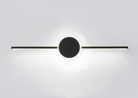 Toolight - LED nástenná lampa nad zrkadlo 60CM APP849-1W, čierna, OSW-07881