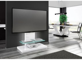 TV stolík stojan s LED podsvietením Marino Max biela