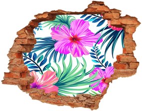 Samolepiaca diera na stenu Havajské kvety nd-c-85241355