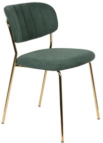 Tmavozelené jedálenské stoličky v súprave 2 ks Jolien - White Label