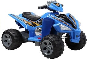 LEAN CARS Štvorkolka na batérie Big Wheels Blue