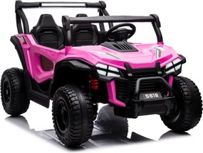 LEAN CARS Elektrické autíčko S618 ružové 4x4