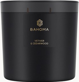 Vonná sviečka's 3 knôtmi Vetiver & Cedarwood (Vetiver, Cedarwood & Clove)