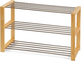 Noela Oceľový botník v dekore dreva NEX 3 poschodia