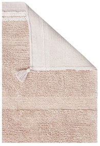 Svetloružový prateľný ručne tkaný bavlnený koberec 90x130 cm Bloom Rose – Lorena Canals